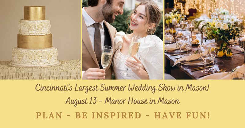 Facebook-Banner-Cin-Aug13 Cincinnati Wedding Show Banner, August 13, 2023 show info