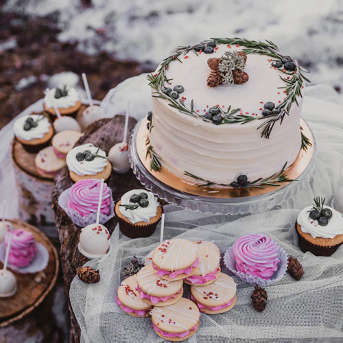 Dayton Wedding Show Cake Sample