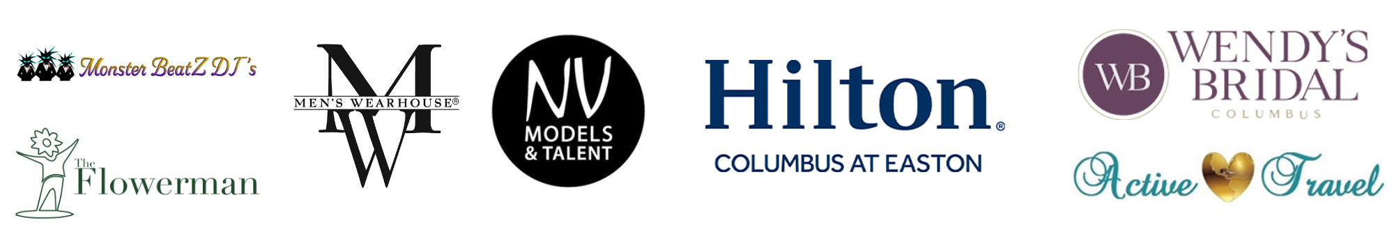 Columbus Ohio Wedding Show Sponsor Logos 2026 January