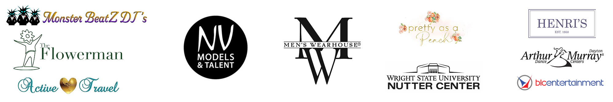 Dayton Wedding Show Sponsor Logos 2026 January Show